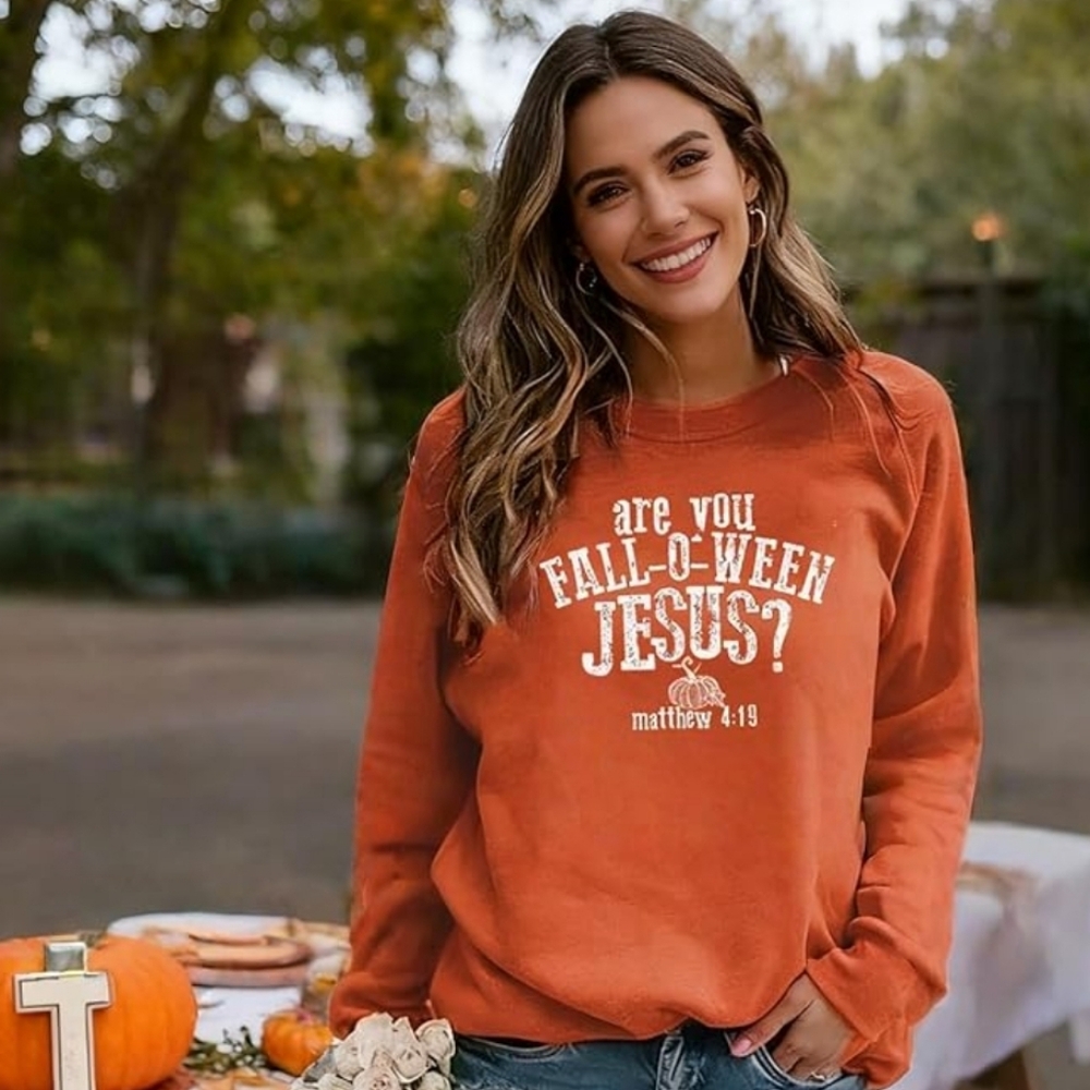 Halloween Matt 4:19 Sweatshirt